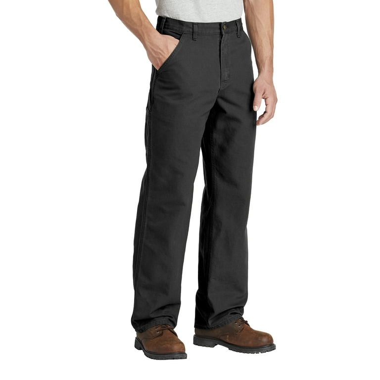 Carhartt Men's Washed Duck Work Dungaree Flannel Lined Pant