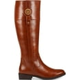 thumbnail image 2 of Tommy Hilfiger Women's Imina Faux Leather Knee High Riding Boots Brown Size 8.5 M, 2 of 4