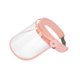 thumbnail image 4 of Protector facial transparente para mujer y hombre, versátil, reutilizable, protector facial completo contra salpicaduras rosa, 4 of 9