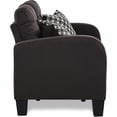 thumbnail image 4 of Home Elegance 8202CH-2 35 x 32 x 56.75 in. Sinclair Love Seat - Chocolate, 4 of 10