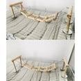 thumbnail image 2 of Ruiboury Parrot Climbing Stand Toy - Easy To Install And Durable Wood Safe And Durable Undoubtedly Easy To Clean Climbing Ladder swing 1Set, 2 of 6