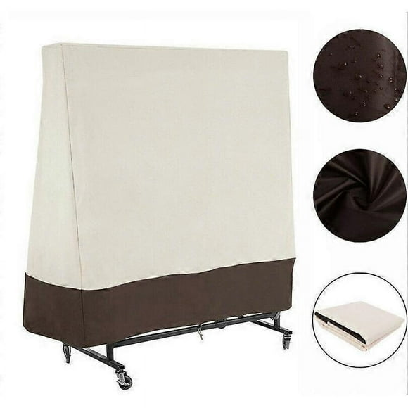 Indoor Outdoor Waterproof Ping Pong Table Cover Table Tennis Table Waterproof Cover Ping Pong Table Cover 62.99*33.46*62.99CM