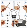thumbnail image 4 of SUTENGDA Helping Hands Soldering Station with Magnifying Glass Nonslip Solder Helping Hands Practical Helping Hands Soldering Arms for Electronic Repair Soldering Jewelry Crafts, 4 of 10