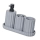 thumbnail image 5 of 4 piezas de accesorios de baño, vaso para enjuague bucal para encimera de tocador de baño azul, 5 of 9