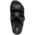 thumbnail image 4 of International Concepts Men’s Levine Strap Sandal Slipper, Black, 11.5, 4 of 5
