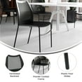 thumbnail image 4 of Flash Furniture 5 Pack Black Stack Chair with Air-Vent Back, Non-Sled Base and Black Powder Coated Metal Frame, 4 of 13