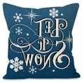 thumbnail image 1 of GUANGHONG Christmas Decorative Linen Cushion Cover for Border Home Sofa Decoration Festive Pillowcase With Printed Patterns H, 1 of 4