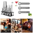 thumbnail image 4 of Cocktail Shaker Set, Boston Stainless Steel Bartender Kit with Acrylic Stand & Cocktail Recipes Booklet, 4 of 5