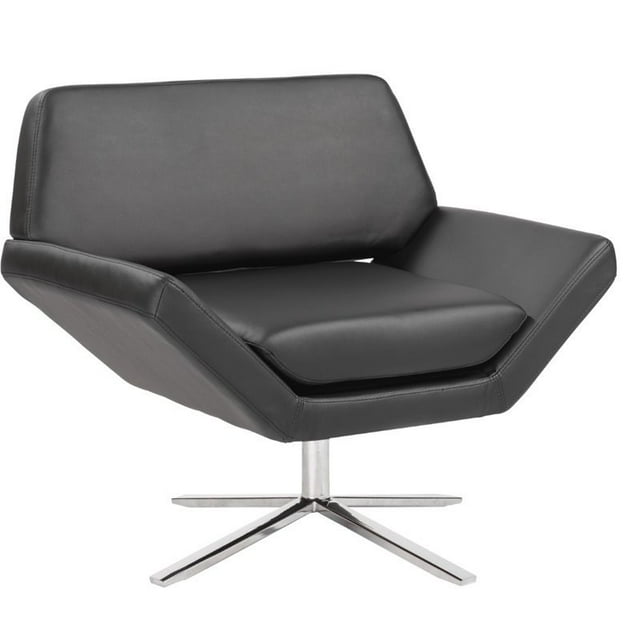 Eurostyle Chaise Longue Carlotta en Noir