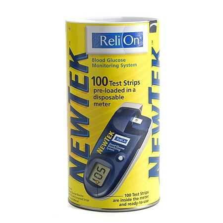 All-In-One Disposable Meter with 100 Test Strips