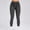 A051-Gray, variant on QUINDOS High Waist Yoga Pants for Women Full Length Tummy Control Workout Leggings