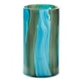 thumbnail image 2 of Small and  Large Blue Cylinder Glass Vase, 2 of 7