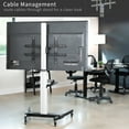 thumbnail image 6 of VIVO Heavy Duty TV Cart for Flat Screen Panel Mobile Stand fits 32" to 83", 6 of 8