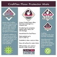 thumbnail image 6 of CraftTex® 9Mat Clear Floor Protector for Hard Floor - 38" x 39", 6 of 6