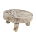 thumbnail image 3 of Soporte para plantas, taburete para plantas, redondo, para jardín, soporte para macetas, soporte para macetas para Color Madera S, 3 of 9