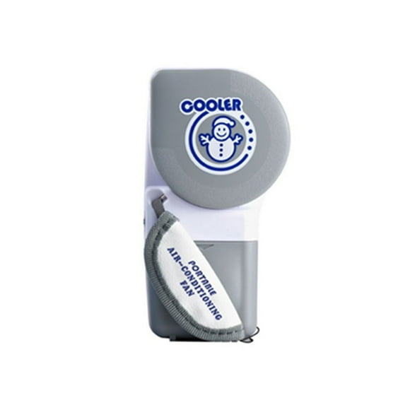 Vente Mini Climatiseur Tenu à la Main Cooler USB Charge Ventilateur Sans Lame Ventilateur de Refroidissement d'Été Portable for Maison Voyage en Plein Air Gris