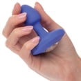 thumbnail image 4 of CalExotics Cheeky Gems Rechargeable Vibrating Silicone Anal Probe, Small, Blue, 4 of 7