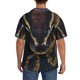 thumbnail image 3 of Balery Ball Phyton Snake Camisa Casual de Manga Corta con Botones para Hombre, Texturizada, Estilo Cubano, para Playa, Verano-Small, 3 of 5