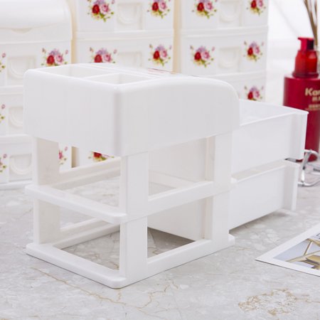 2 3 4 5 Layers Mini Desktop Drawer Makeup Jewelry Organizer Holder
