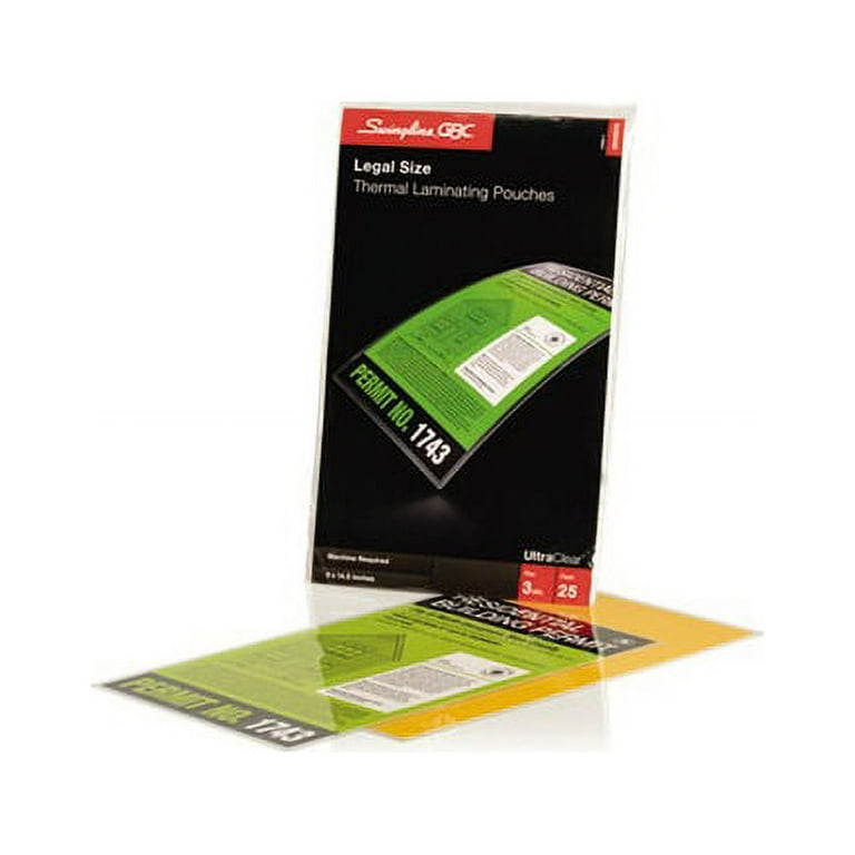 UltraClear Thermal Laminating Pouches, 3 mil, 9 UltraClear Thermal Laminating Pouches, 3 mil, 9