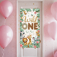 thumbnail image 2 of Animal Theme Wild One Birthday Banner Jungle Decor First Birthday Party for Baby Shower Kids Party Celebration, 2 of 9