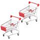 thumbnail image 5 of BRIGHTFUFU 2 piezas mini de carrito de compras juguetes simulación divertida camisetas de almacenamiento, 5 of 7