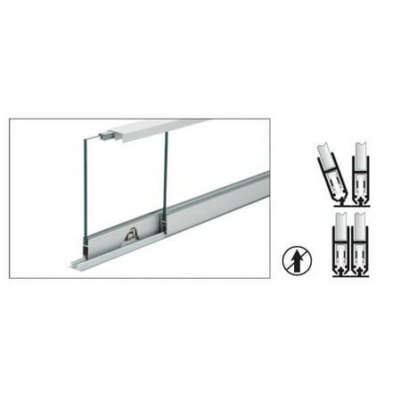 

CRL S710A48 Satin Anodized 48 Security Anti-Lift Track Assembly