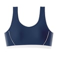 thumbnail image 4 of Training Bras for Girls Breathable Stretchy Solid Color Bra with Fixed Padding Girls Casual Underwear Dark Blue Size 10-12 Years, 4 of 4