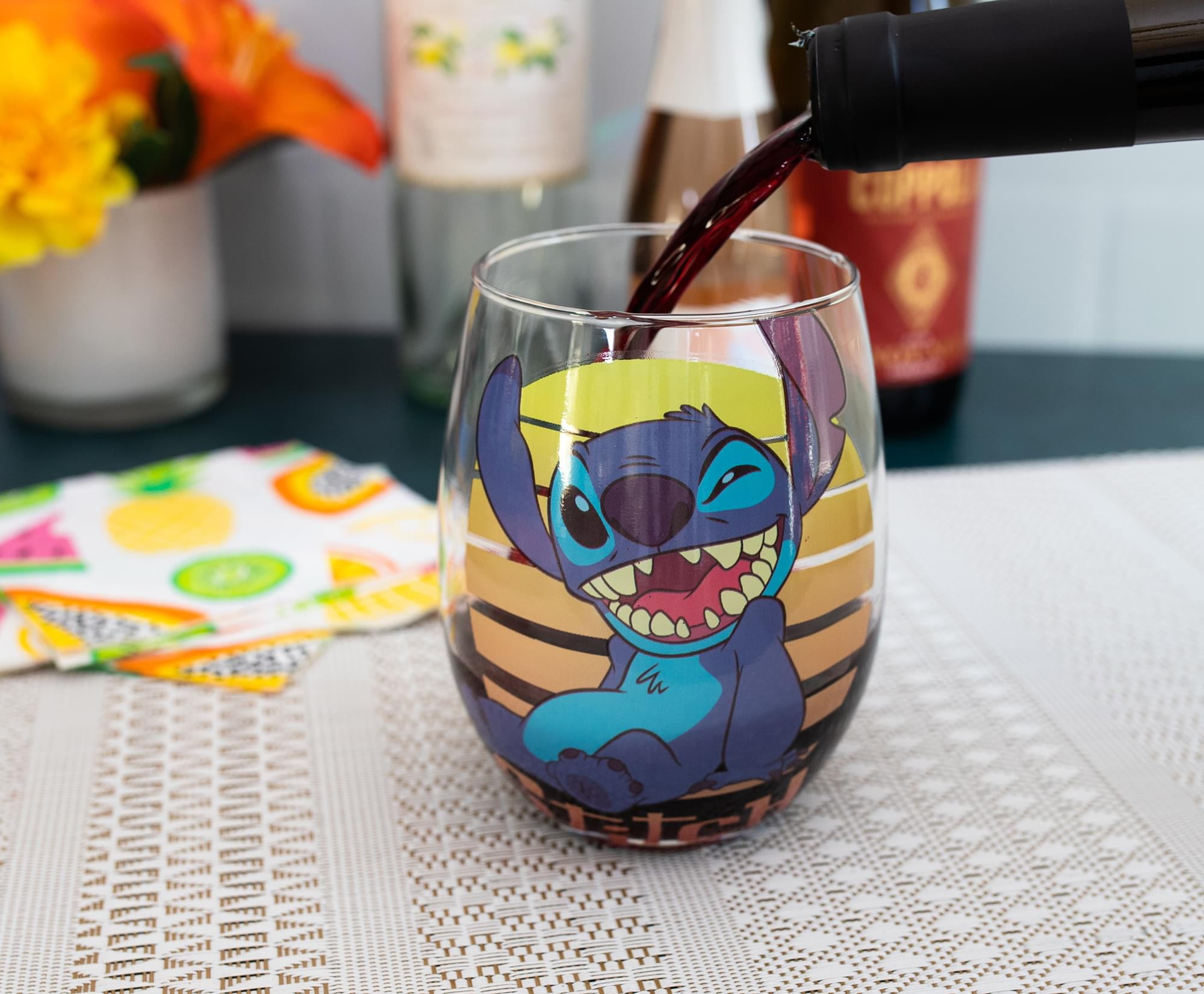 Stitch Lovers - Stitch Wine Glass 🍷 Available Here