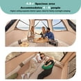 thumbnail image 2 of KFeng Inflatable Camping Tent for 4-8 People,Portable Family Tent with Instant Setup&Sun Protection,Khaki, 2 of 10