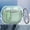 Green, variant on ELEHOLD for Samsung Galaxy Buds 3 FE 2025/ 3 / 3 Pro Case, Women Men Thin Fit Clear Secure Lock Full Body Shockproof Protective Case with Keychain ,White