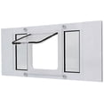 thumbnail image 4 of Cat Door for Window, Adjustable 27"-32", Aluminum Frame, 4 Locking Modes, Magnetic Closure, Weatherproof, 4 of 5