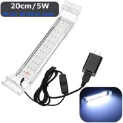 USB LED Aquarium Fish Tank Light Panel Blub 16-40cm Blue+White Lamp 2835 LED 6500K