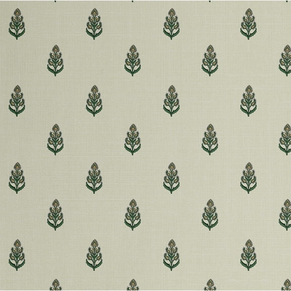 S4Sassy Peel and Stick Wall Covering, Floral Buti Print Removable Wallwrap- Asian Style Walls Mural, Instant Wall Makeover for Bathroom, Closet Interior Self-Adhesive Wallpaper Vinyl- Green, 25"x120"