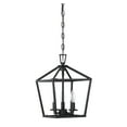 thumbnail image 2 of Savoy House 3-320-3-89 Townsend 3 Light Foyer Pendant in a Matte Black Finish (10" W x 15" H), 2 of 5