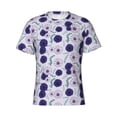 thumbnail image 3 of Naloa Daisies Flowers Men's T-Shirt Sport T-shirt Men's Basic Tee Casual Men's Shirt, Round Neck, Short Sleeves - Small, 3 of 5