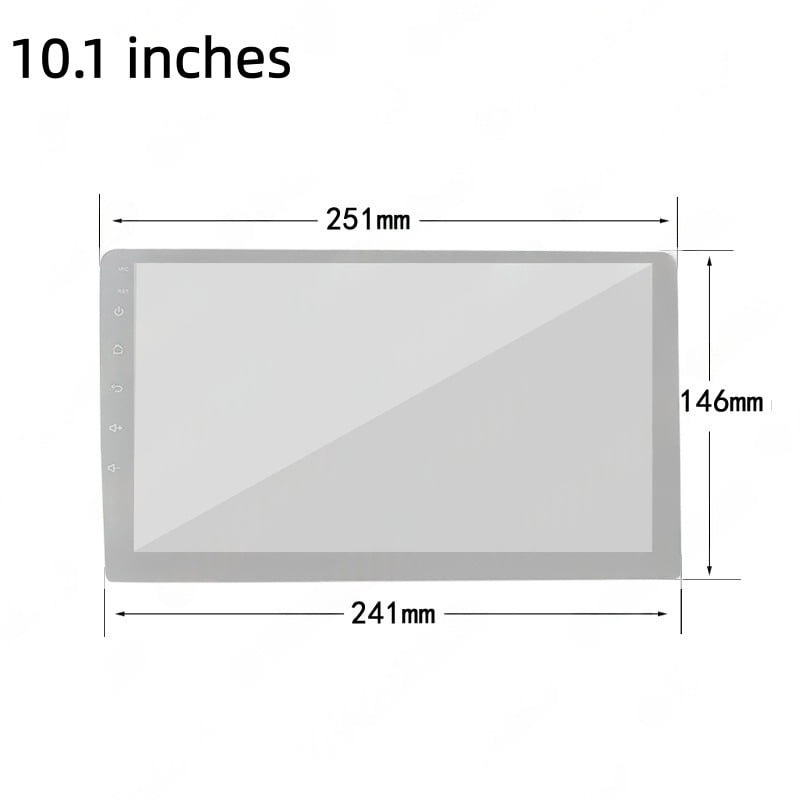 10.1 Inch Android Large Screen Navigation Frame for Isuzu MU-X/MU-X/Lingtu