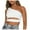 White, variant on Herrnalise Women'Sleeveless Tank Top Woman's Solid Color Camisole Sleeveless Skinny Fit Sexy Top