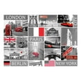 thumbnail image 2 of Tiptophomedecor Street Art Wallpaper Wall Mural - London Paris Berlin New York, 2 of 3