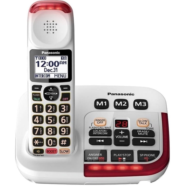 Panasonic, Cordless Phone, White, DECT 6.0 Plus, Intercom Panasonic, Cordless Phone, White, DECT 6.0 Plus, Intercom