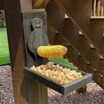 thumbnail image 2 of Funny Proud Men Squirrel-Animal Feeder Large Capacity Picnic Table Feeder for Outside Garden, 2 of 5