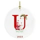 thumbnail image 2 of Decoraciones de Halloween, adornos de Halloween, colgante de decoración para árbol de Navidad, decoración navideña personalizada de 26 letras, decoración para árbol de Navidad, regalo de Navidad, ador, 2 of 3