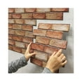 thumbnail image 1 of 3D Brick Wall Sticker Self-adhesive Waterproof and Oil-proof Bedroom Wall Sticker Kitchen Sticker Home Wall Decor 4 5pcs, 1 of 5