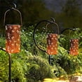thumbnail image 4 of Fiudx Farol Solar para Exteriores con Diseño de Libélula de Cobre, Panel Solar de Alta Eficiencia, Decoración Colgante para Jardín, Luz de Patio Impermeable, Decoración para Fiestas Navideñas., 4 of 6