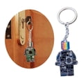 thumbnail image 2 of WE-POLUJ Electronic Robot Pendant Keychain Unisex Key Chain Multi-Functional Phone Chain Funny Keyrings Accessory for Women Girl, 2 of 19