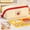 Red Apple, variant on Cartoon large-capacity prism grid pencil case dopamine cute high-value stationery box stationery bag