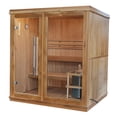 thumbnail image 2 of SunRay Charleston 4-Person Indoor Traditional Sauna, 2 of 9