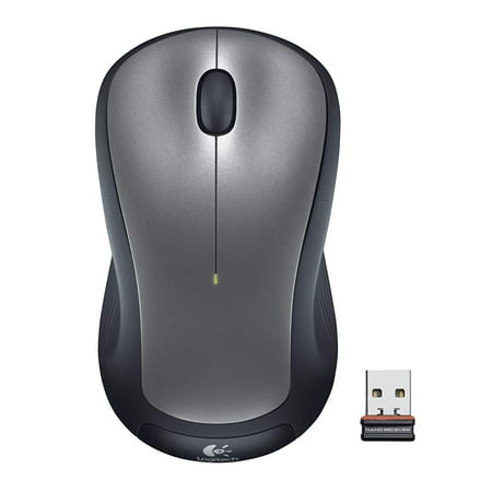 Logitech Full Size Wireless Mouse - Silver