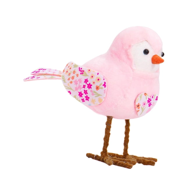 Decoración de de Pascua, decoración de pollos de Pascua, decoración decorativa para el hogar, decoraciones de mesa para festivales de Pascua, Rosa CUTICAT Conejito de peluche