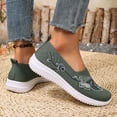 thumbnail image 5 of Women Casual Shoes Embroidered Loafers Flat Shoes Summer Footwear Exquisite Embroidery Breathable Slip On For Casual Outfits ,Us Size:7.5, 5 of 8
